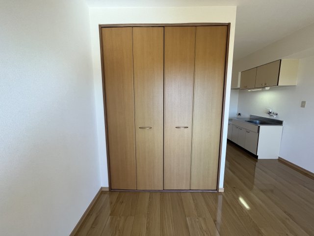 収納　※違う号室の写真です。