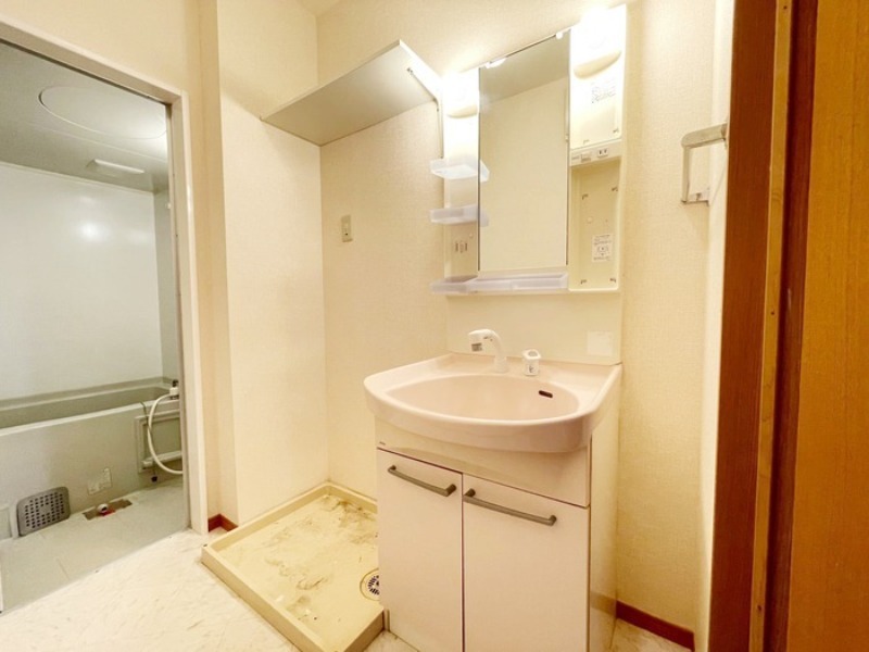 洗面設備　図面と現状に相違がある場合には現状を優先