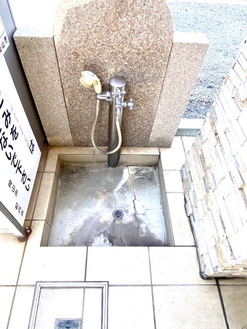 その他設備　ペット足洗場