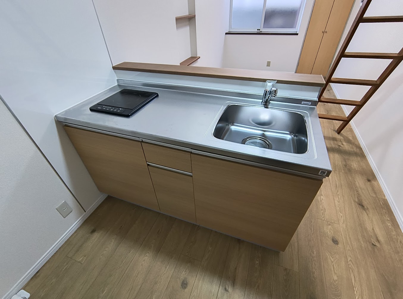 キッチン　1口IHコンロ完備