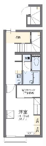 レオパレスウィステリアα_間取り_0
