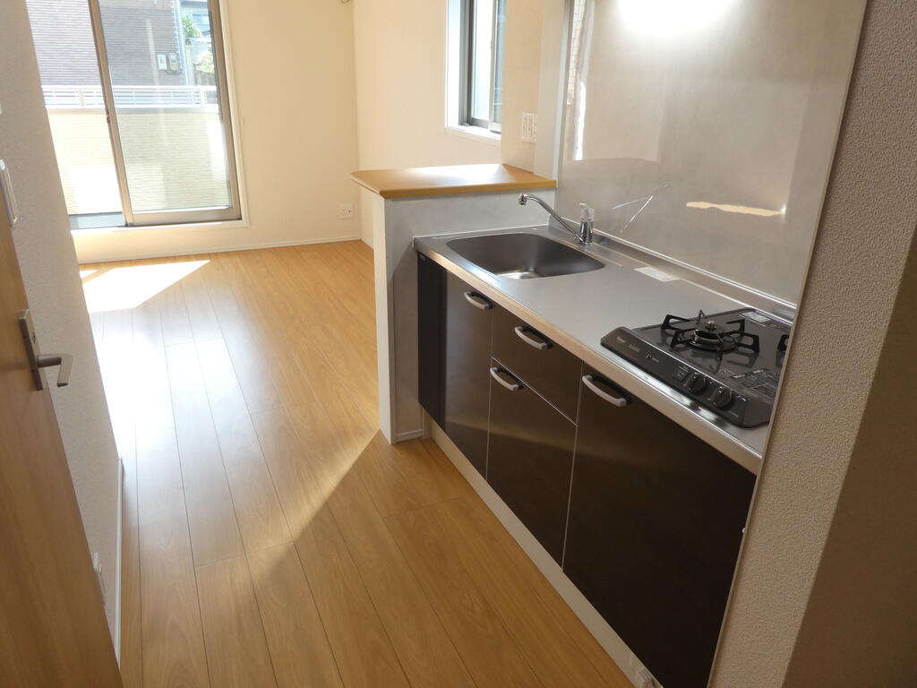 キッチン　ガスコンロ付き♪