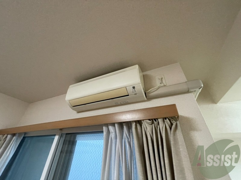 その他設備　エアコンが付いていますので寒暖対策もばっちり。