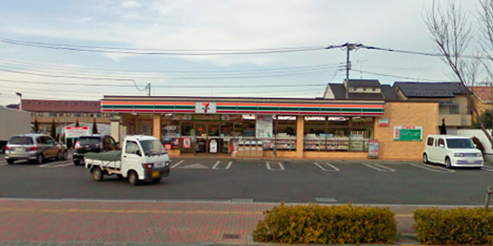 コンビニ　セブンイレブン　東村山市久米川町3丁目店（コンビニ）まで319m