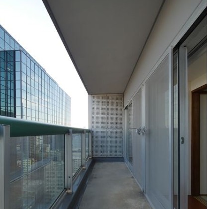 バルコニー　芝浦スクエアハイツ（別部屋参考画像）