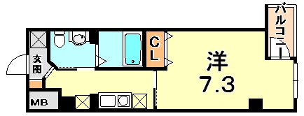 クレアール神戸の間取り写真