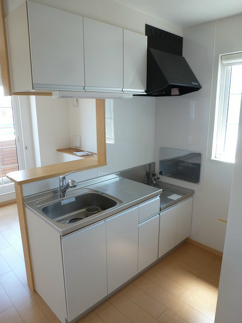 キッチン　写真は201号室です