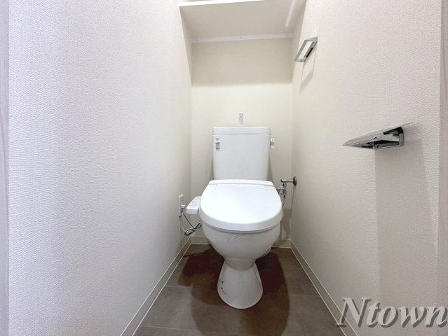 トイレ　ゆったりとした空間のトイレです