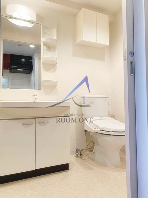 洗面設備　洗面台です。