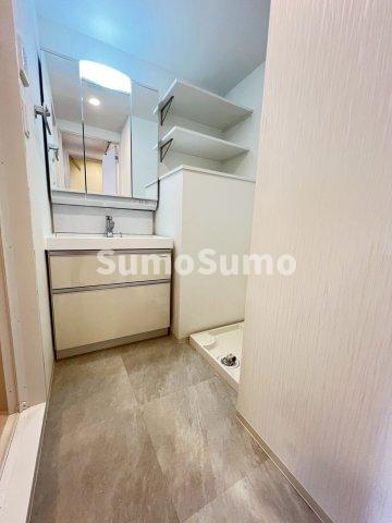 洗面設備　使いやすい洗面所です