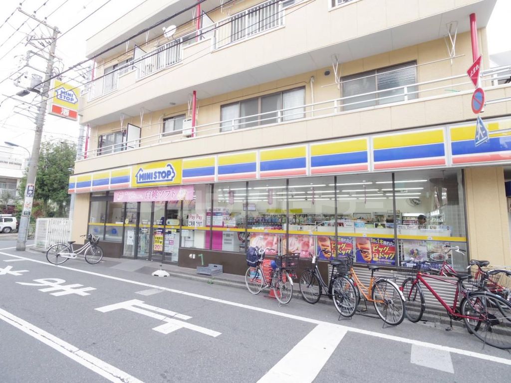 コンビニ　ミニストップ　西尾久店（コンビニ）まで350m
