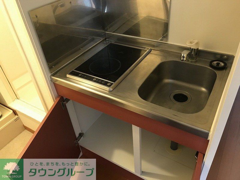 キッチン　シングルレバー設置