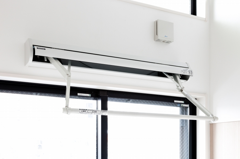 その他設備　室内物干し