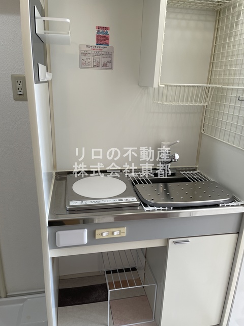 キッチン　火を使わず安心でお掃除も簡単なＩＨコンロ付です♪