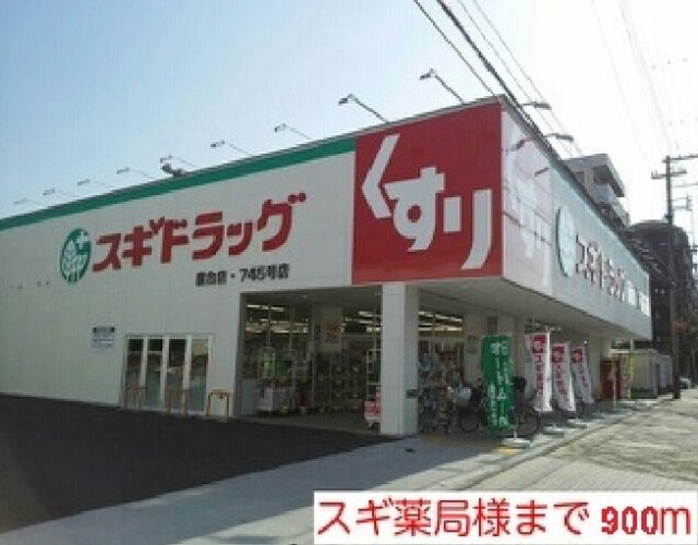 ドラックストア　スギ薬局様（ドラッグストア）まで900m