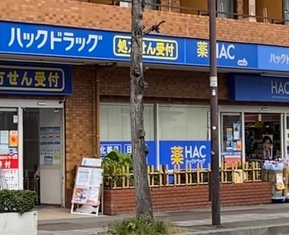 ドラックストア　ハックドラッグ保土ヶ谷帷子町店（ドラッグストア）まで555m
