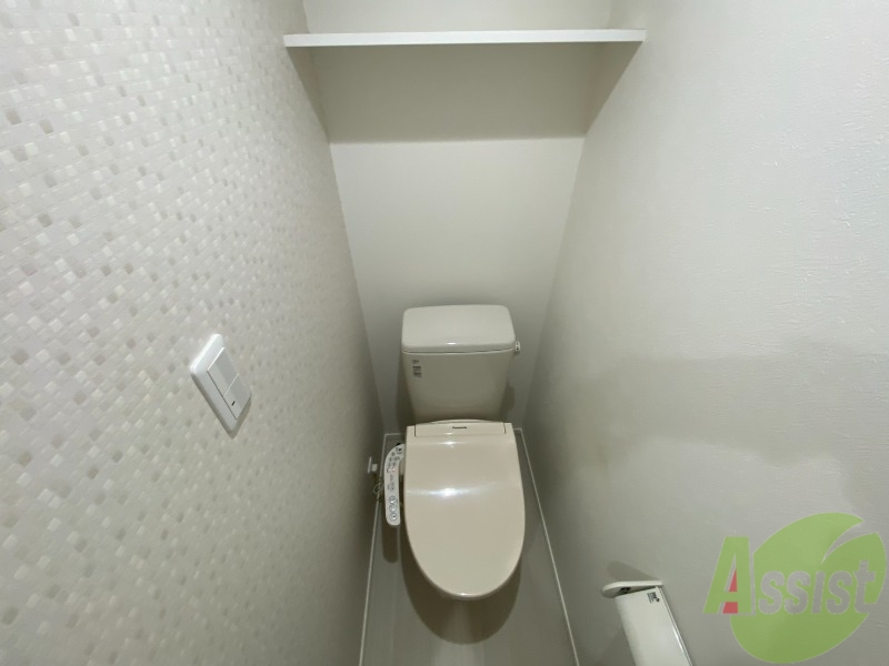 トイレ　トイレは温水洗浄便座で、とても快適にご利用いただけます。