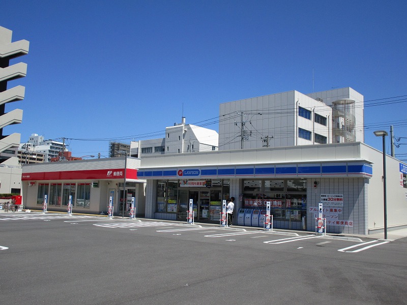 コンビニ　ローソンJPローソン万代シテイ郵便局店（コンビニ）まで181m