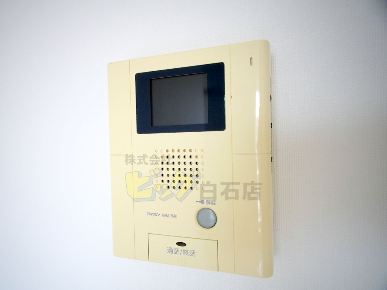 セキュリティ　モニター付きインターホン完備しています♪