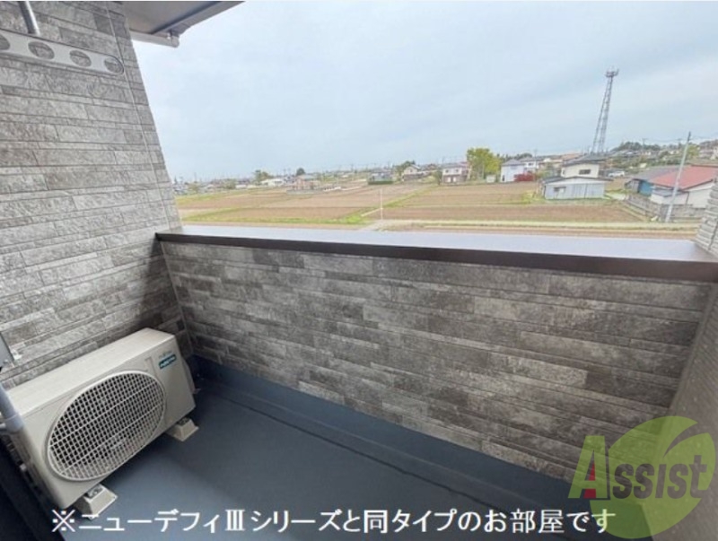 バルコニー　建設中のため、写真はイメージになります。