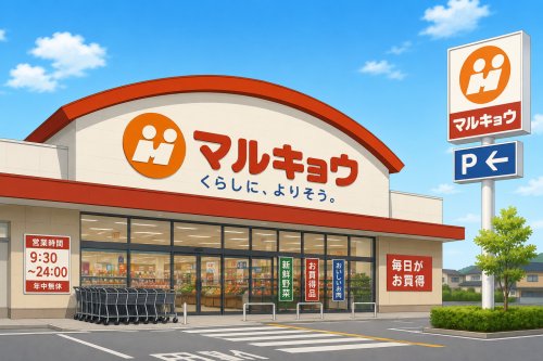 スーパー　マルキョウ雑餉隈店（スーパー）まで309m