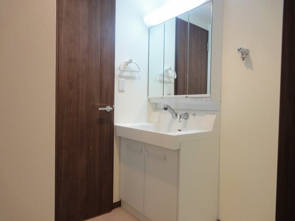 洗面設備　同マンション別タイプ写真です。