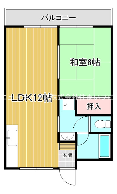 大一南野口マンションの間取り写真