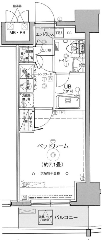グランフォース横浜伊勢佐木町の間取り写真