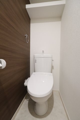 トイレ　ゆったりとした空間のトイレです