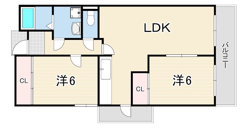ガーネット森北町の間取り写真