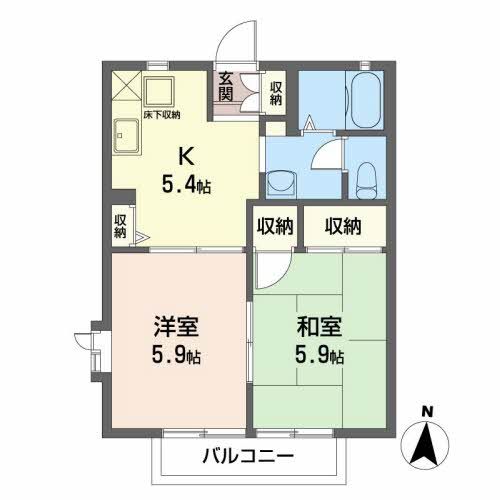 ヴェルジュSの間取り写真