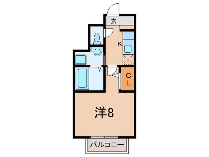 ユニベ-ル神戸の間取り写真