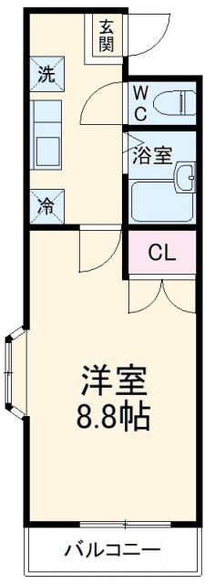 PLENDY稲毛海岸の間取り写真