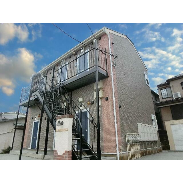 建物外観　ヨーロピアンテイストなレンガ調のオシャレな外観です♪
