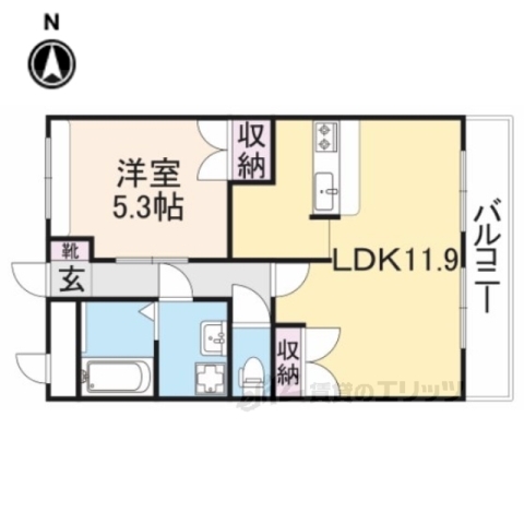 Merveille二階堂の間取り写真