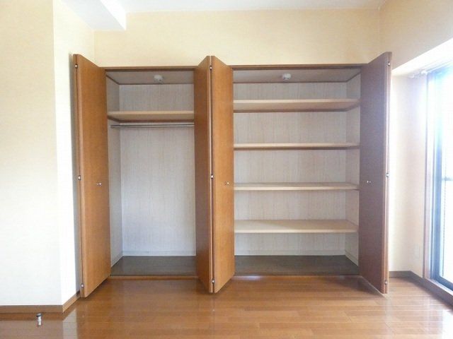 収納　大容量のクローゼットが付いています。
