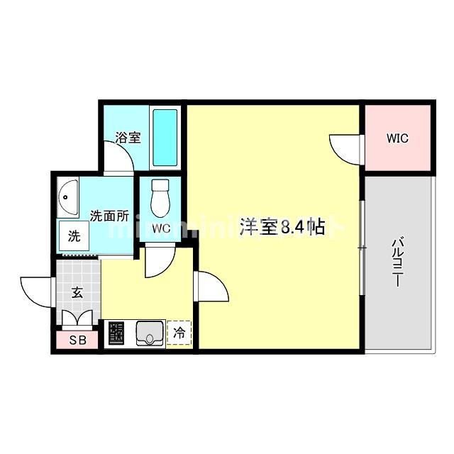ウェルスクエア長居公園IIの間取り写真