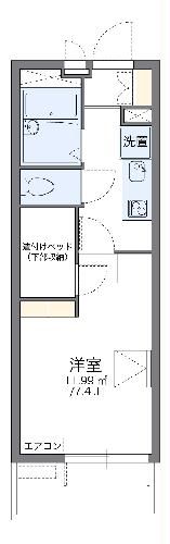 レオパレスバローネIIの間取り写真