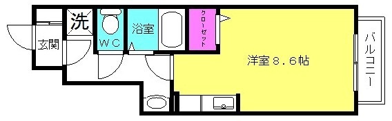 ヴェルドミール・エストゥディオの間取り写真