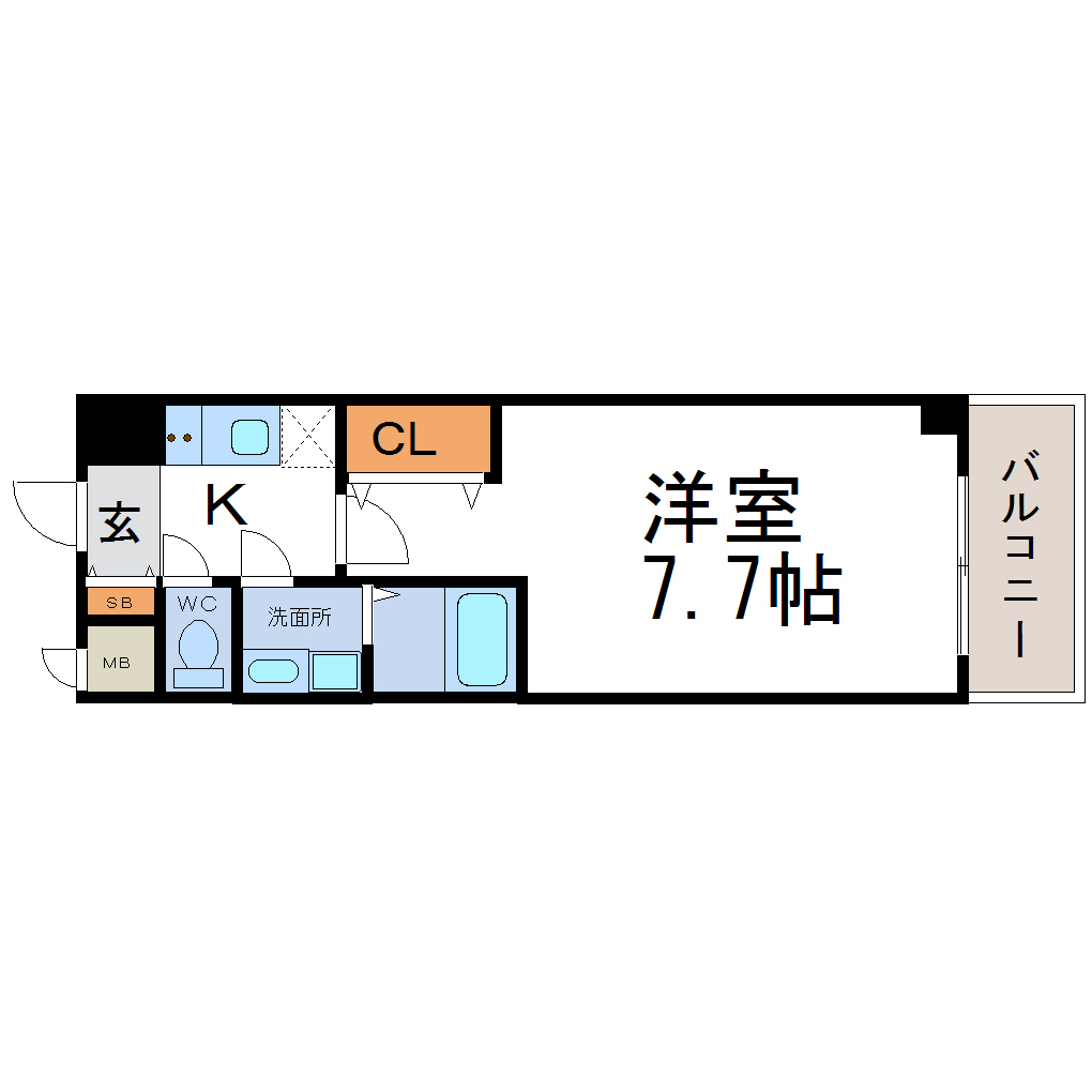 シエテ立花駅前の間取り写真