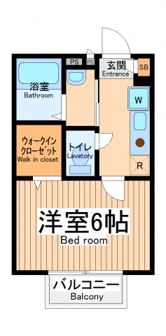 アムール元木の間取り写真