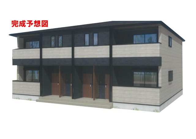 建物外観　完成パース