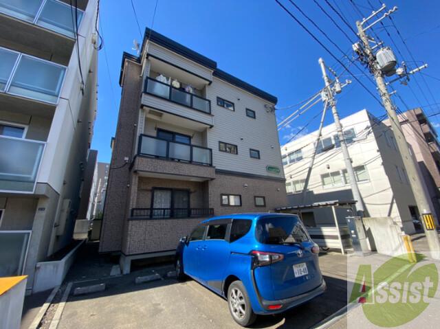 建物外観　札幌市中央区南４条西「グランドール寿」