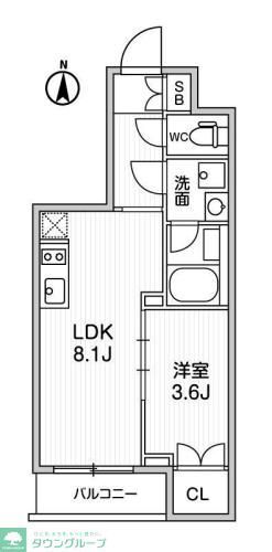 ALTERNA亀戸IIIの間取り写真