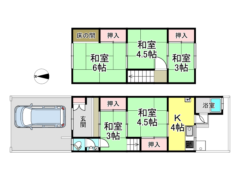 渡辺住宅の間取り写真