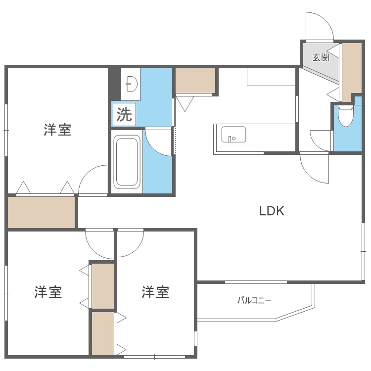 Aster本通15の間取り写真