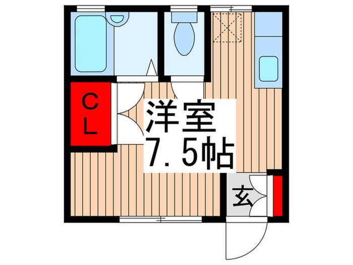 コーポ中根の間取り写真