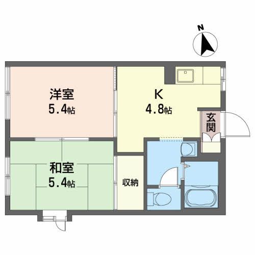 グランパティオ北上 Cの間取り写真