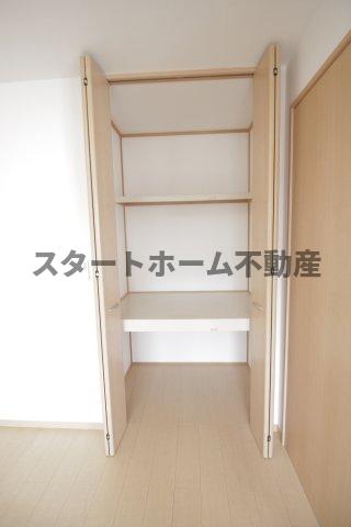 収納　大きなスペースがあり、収納には困りません