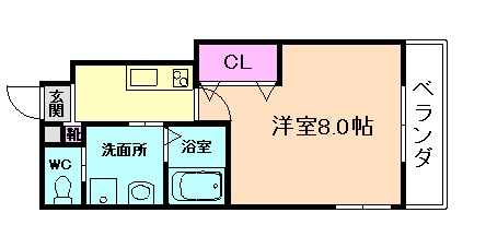 リアコート高井田中央EASTの間取り写真